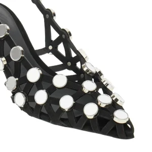 Clearance Grid' slingback pumps Heeled Shoes