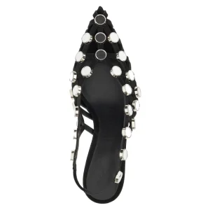 Clearance Grid' slingback pumps Heeled Shoes
