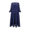 Sale Guipure lace midi dress Dresses