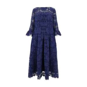 Sale Guipure lace midi dress Dresses