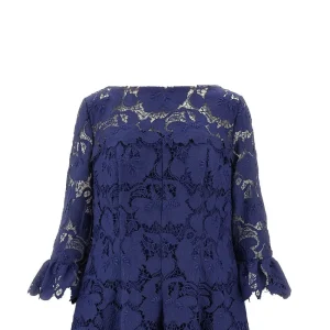 Sale Guipure lace midi dress Dresses