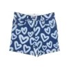 Best Heart print denim shorts Kids Clothing