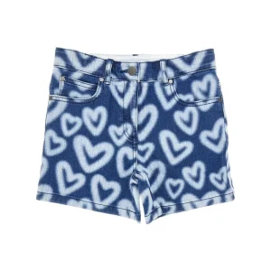 Best Heart print denim shorts Kids Clothing