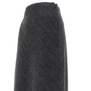 Online Herringbone wool midi skirt Skirts