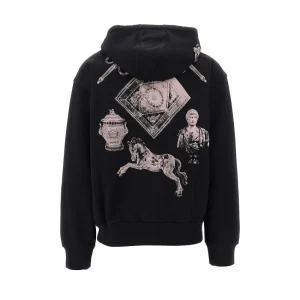 Best Hubert objects print full-zip hoodie Sweatshirts