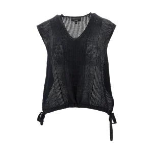 Fashion ICON linen and cotton top Knitwear