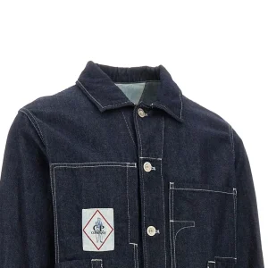 Outlet Indigo Blue denim overshirt Shirts