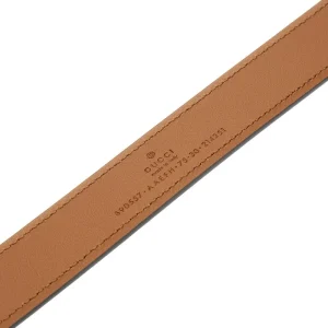 Best Interlocking GG buckle leather belt Belts