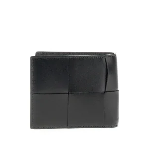 Sale Intreccio leather bi-fold wallet Wallets And Small Leather Goods
