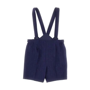 Clearance Jacquard Double G wool overalls Kids/BOY Clothing