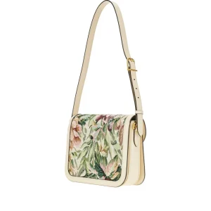 Outlet Jacquard fabric '9TO5' shoulder bag Shoulder Bags | Crossbody Bags