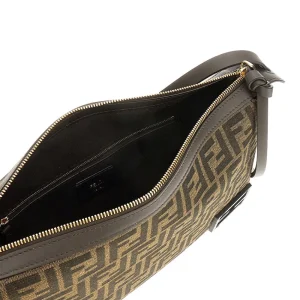 Fashion Jacquard FF fabric medium 'Simply ' bag Shoulder Bags