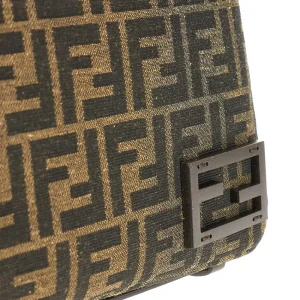 Fashion Jacquard FF fabric medium 'Simply ' bag Shoulder Bags