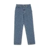 Sale Jacquard GG denim pants Kids Clothing