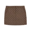 Online Jacquard GG wool mini skirt Kids Clothing