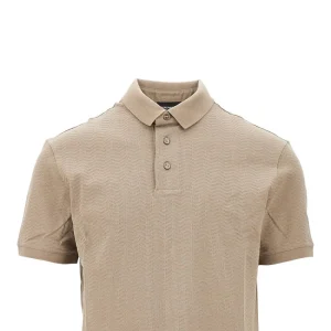 Fashion Jacquard jersey polo shirt T-Shirts And Polo Shirts