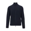 Fashion Jacquard knitted full-zip cardigan Knitwear