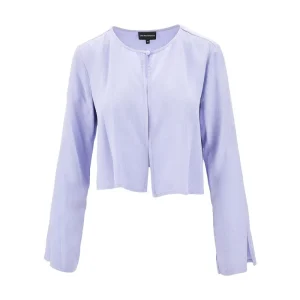 Clearance Jacquard sustainable viscose bolero jacket Shirts