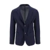 Discount Jacquard wool single-breasted jacket Jackets