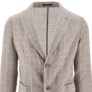Best Jacquard wool single-breasted jacket Jackets