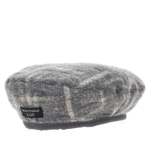 Fashion Jacquard wool-blend beret Hats And Gloves