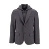 Online Jersey blazer with removable insert Jackets