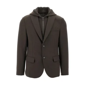 Sale Jersey blazer with removable insert Jackets