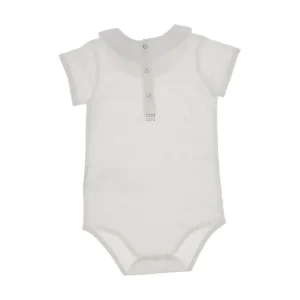 Fashion Jersey bodysuit with collar Kids Clothing