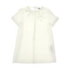 New Jersey mini dress with flowers details Kids Clothing
