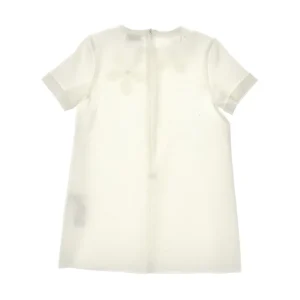 New Jersey mini dress with flowers details Kids Clothing