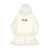 New Jersey mini dress with logo embroidery Kids Clothing