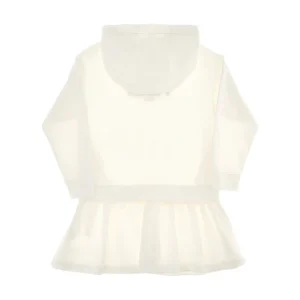 New Jersey mini dress with logo embroidery Kids Clothing