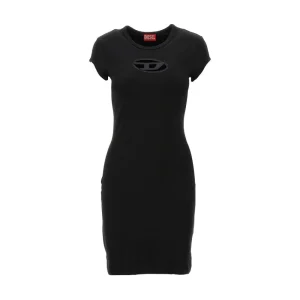 Clearance Jersey mini dress with Oval D inlay Dresses