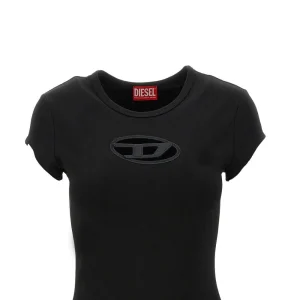 Clearance Jersey mini dress with Oval D inlay Dresses
