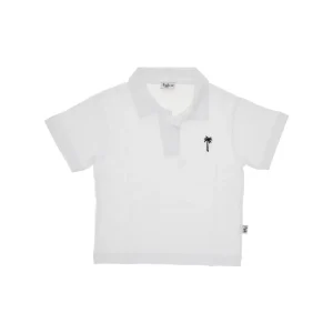 New Jersey polo shirt with embroidered palm Kids/BOY Clothing