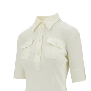 Clearance Jersey polo shirt with patch pockets Tops