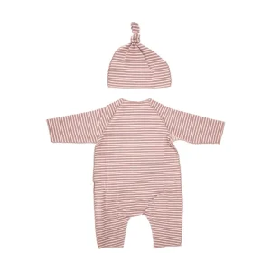 Fashion Jersey romper suit with matching hat Kids Clothing