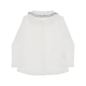 Online Jersey shirt with floral ruffle Kids Clothing