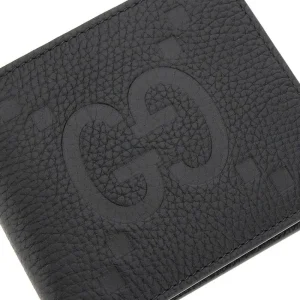 Sale Jumbo GG leather bi-fold wallet Wallets And Small Leather Goods