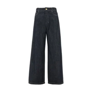 New Kapok-blend denim wide leg jeans Jeans