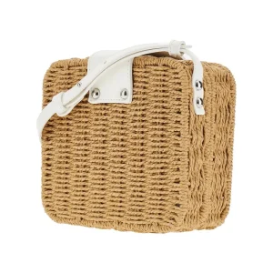 Clearance Kids woven synthetic raffia picnic bag Kids Accessories