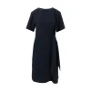Best Knee-kength dress with side knot Dresses
