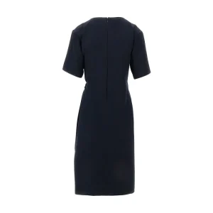 Best Knee-kength dress with side knot Dresses