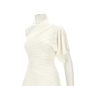 Discount Knitted asymmetrical midi dress Dresses
