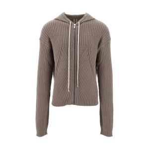 Fashion Knitted full-zip hoodie Knitwear