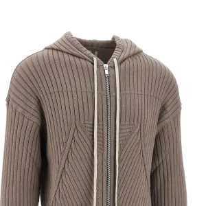 Fashion Knitted full-zip hoodie Knitwear