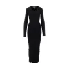 Outlet Knitted hooded long dress Dresses