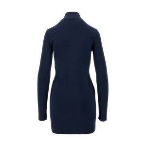 Best Knitted mini dress with lace details Dresses
