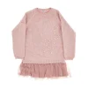 Sale Knitted mini dress with tulle flounce Kids Clothing
