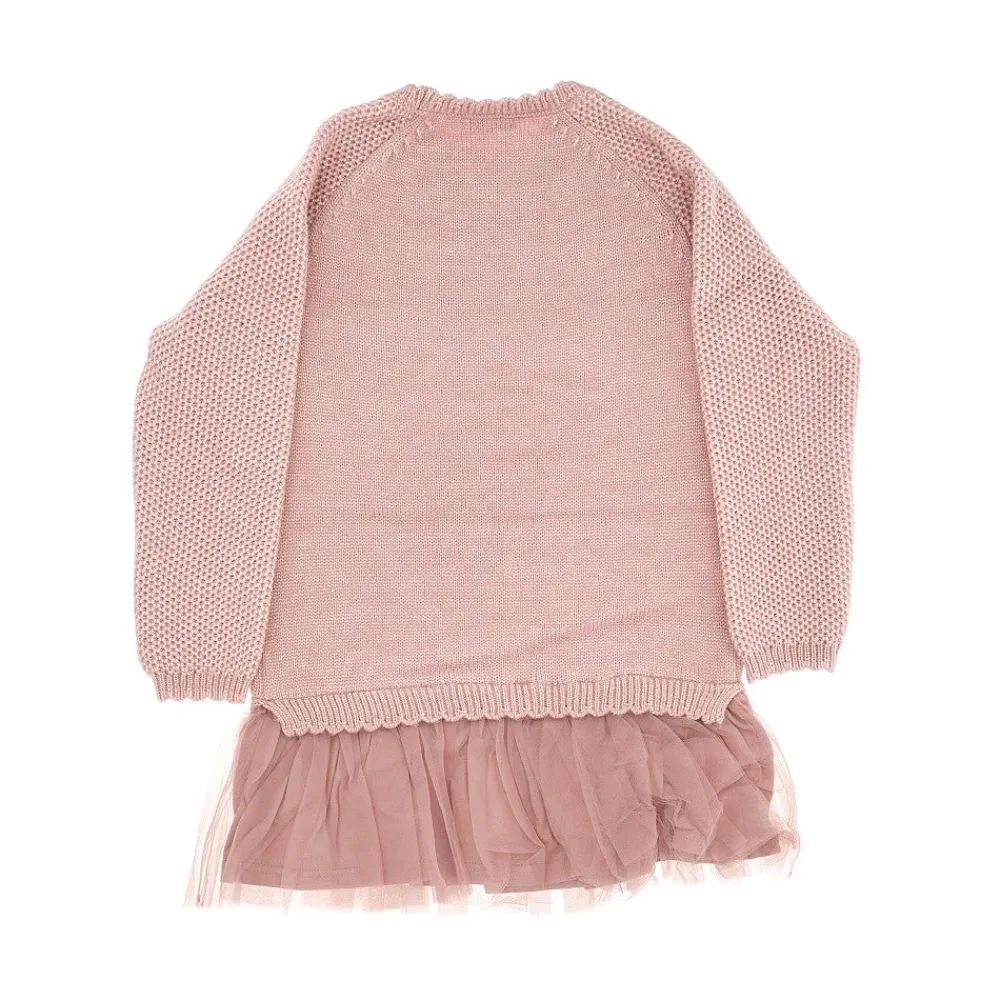 knitted_mini_dress_with_t_1.webp Sale Knitted mini dress with tulle flounce Kids Clothing